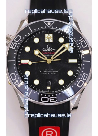 Omega Seamaster James Bond Black Swiss 904L Steel 1:1 Mirror Replica Watch