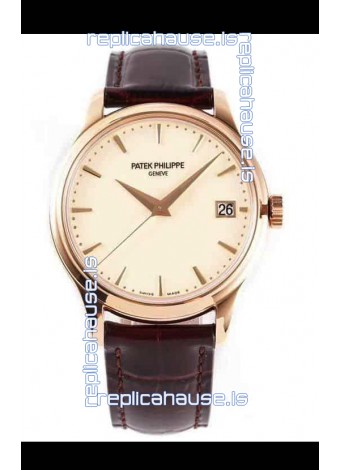 Patek Philippe #Ref 5227R in White Dial 1:1 904L Rose Gold Casing 904L Steel Swiss Watch 