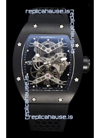 Richard Mille RM027 Rafael Nadal Titanium Casing with Genuine Swiss Tourbillon Movement Super Clone