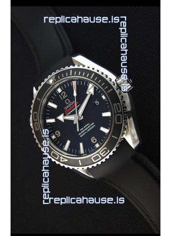 Omega Seamaster Planet Ocean Swiss Black Strap Replica 45MM 1:1 Ultimate Edition Watch 