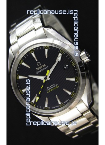 Omega Master Co-Axial Aqua Terra 15,000 Gauss Black Dial 1:1 Mirror Replica