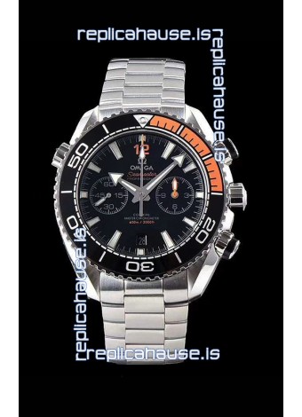 Omega Planet Ocean 600M Chronograph 904L Steel 1:1 Mirror Replica Watch 