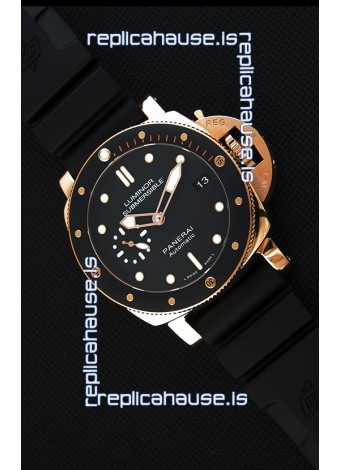 Panerai Luminor Submersible 3 days PAM684 Rose Gold Swiss 1:1 Mirror Replica Watch 