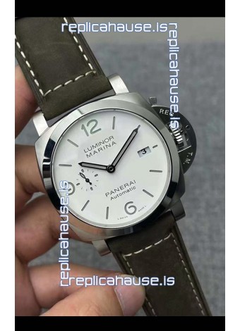 Panerai Luminor Marina PAM1314 1:1 Mirror Swiss Replica Watch in White Dial 
