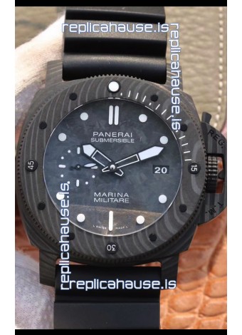 Panerai Luminor Marina Carbotech PAM979 Edition 1:1 Mirror Swiss Replica Watch in Carbon Casing