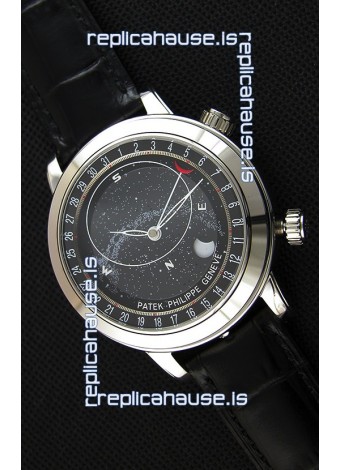 Patek Philippe Grand Complication 6102P Celestial Moon Age Grey Dial Swiss Replica Watch 