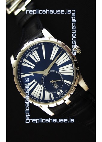 Roger Dubuis Excalibur RDDBEX0378 Steel Blue Swiss Replica Watch 