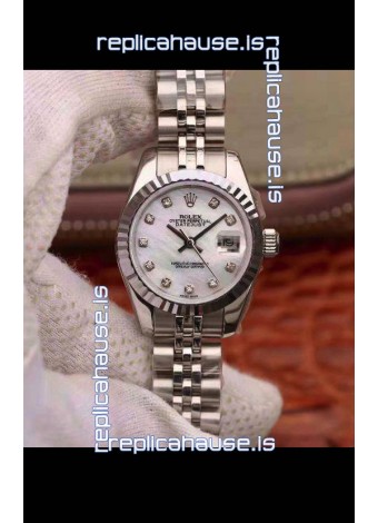 Rolex Datejust Ladies 28MM Cal.3135 Movement Swiss Replica in 904L Steel Casing