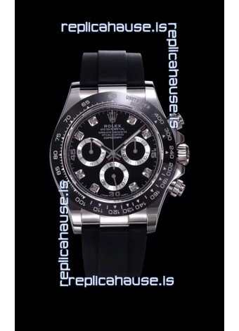 Rolex Daytona 116509 White Gold Original Cal.4130 Movement - 1:1 Mirror 904L Steel Watch