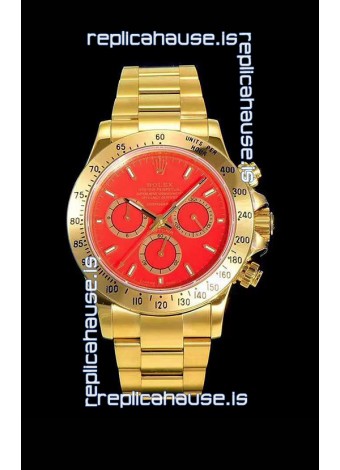 Rolex Daytona 116508 Yellow Gold Original Cal.4130 Movement - 1:1 Mirror 904L Steel Watch