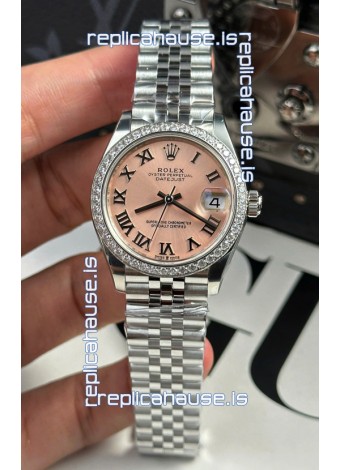 Rolex Super Clone Datejust ETA 2688 Movement 31MM Stainless Steel Case Champange Dial Watch