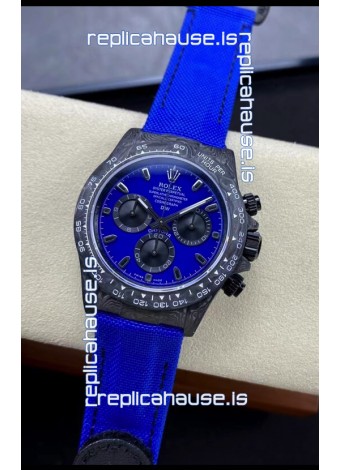 Rolex Daytona DiW Miami Blue Edition Watch - Forged Cabon Casing 1:1 Mirror Replica