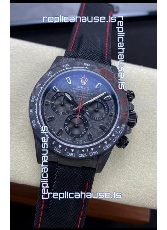 Rolex Daytona DiW All Black Carbon Edition Watch - Forged Cabon Casing 1:1 Mirror Replica