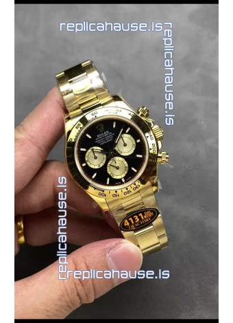 Rolex Cosmograph Daytona M126508 Yellow Gold Casing and Black Dial Original Cal.4131 Movement