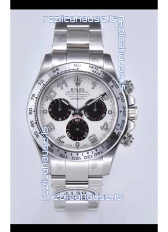 Rolex Cosmograph Daytona Panda M116519 Original Cal.4130 Movement - 904L Steel Watch White Dial