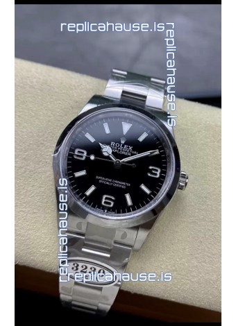 Rolex Explorer I M124270 Black Dial 36MM - 904L Steel in ETA 3230 Movement 
