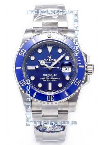 Rolex Submariner Super Clone 40MM White Gold Plating 116619LB - Replica 1:1 Mirror Watch 
