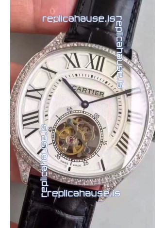 Drive De Cartier 1:1 Mirror Replica Watch with Tourbillon Movement