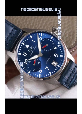 IWC Big Pilot Power Reserve Edition Swiss Replica Watch in Blue Dial 1:1 Mirror Quality