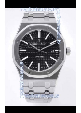 Audemars Piguet Royal Oak 41MM Black Dial 904L Steel CALIBRE 4302 Movement 1:1 Mirror Replica