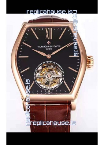 Vacheron Constantin Malte Tourbillon 1:1 Mirror Quality Rose Gold Swiss Replica Watch 