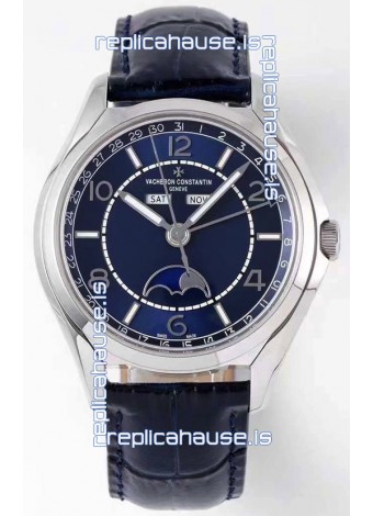 Vacheron Constantin Fiftysix Complete Calendar Swiss Replica Watch in Blue Dial 
