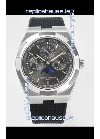 Vacheron Constantin Overseas Perpetual Calendar Ultra-Thin Grey Dial Steel Casing Replica