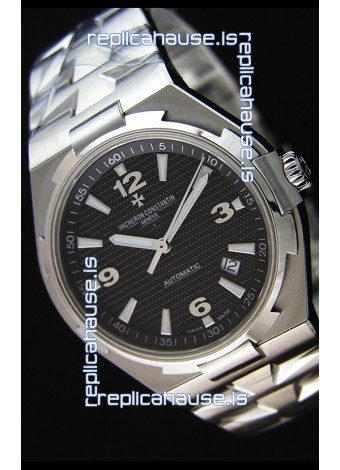 Vacheron Constantin Overseas Black Dial Swiss Replica Watch 