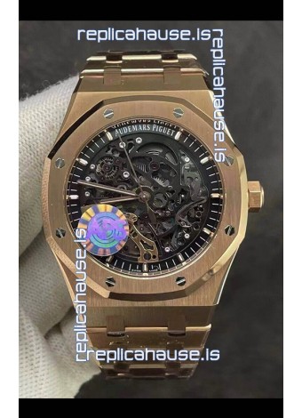 Audemars Piguet Royal Oak Double Balance Wheel Openworked Edition 1:1 Mirror Swiss Replica Watch 