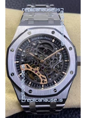 Audemars Piguet Royal Oak Double Balance Wheel Openworked Edition 1:1 Mirror Swiss Replica Watch 