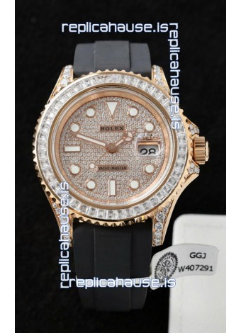 Rolex Yachtmaster 226679TBR Rose Gold 42MM Cal.3135 Swiss 1:1 Ultimate 904L Steel Watch