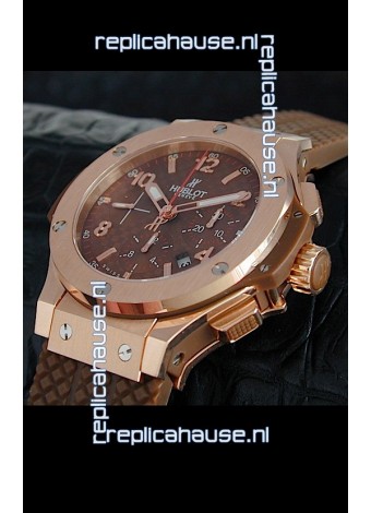 Hublot Swiss Replica Watch in Brown Dial
