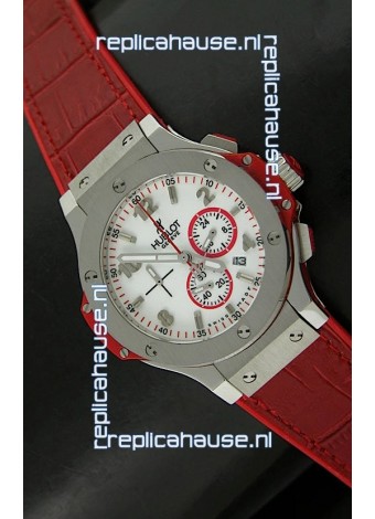 Hublot Big Bang Geneve Japanese Replica Watch in Aspen White Dial