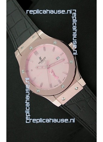 Hublot Classic Fusion FIFA Edition Swiss Watch in Pink Gold Case