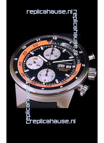 IWC Cousteau Divers Replica Watch in Black Dial
