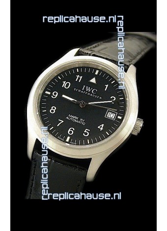 IWC Pilot MARK-XV Swiss Replica Watch in Black