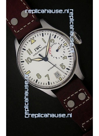 IWC Die Grosse Fliegeruhr Swiss Replica Watch in White Dial