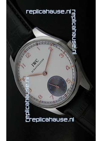 IWC Pro Tuguese Japanese Replica Watch in White Dial