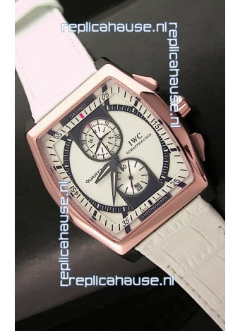 IWC Schaffhausen Japanese Replica Watch in pink Gold Casing