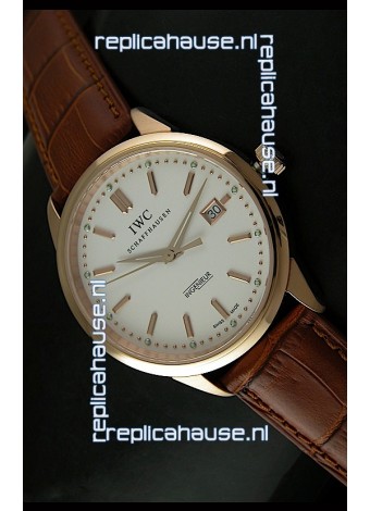 IWC Schaffhausen Ingenuier Vintage Swiss Replica Automatic Rose Gold Watch