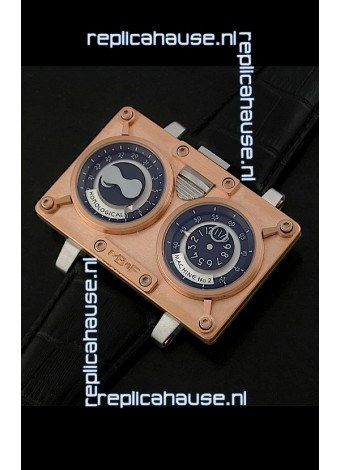 Maximilian Busser and Friends Horological Machine Watch in Pink Gold Casing