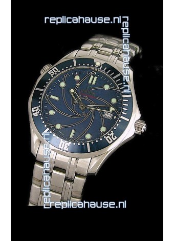 Omega Seamaster 007 Swiss Watch in Blue Dial