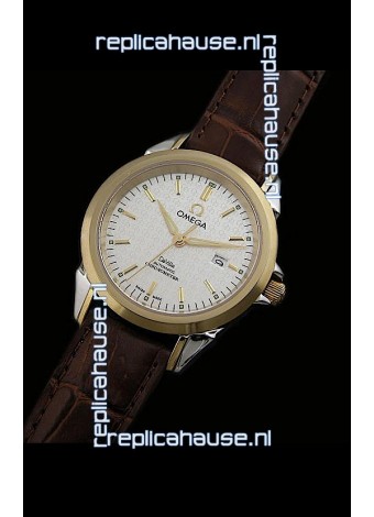 Omega Deville Escapement Mechanical Watch in White Dial