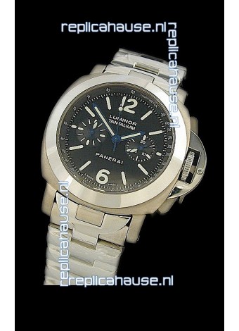 Panerai Luminor Tantalium Swiss Lemania Watch in Steel