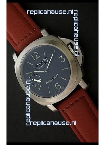 Panerai Luminor Marina Swiss Watch in Black Dial