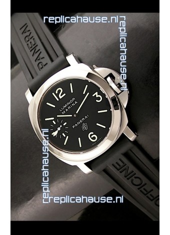 Panerai Luminor marina Swiss Steel Watch in Black Dial