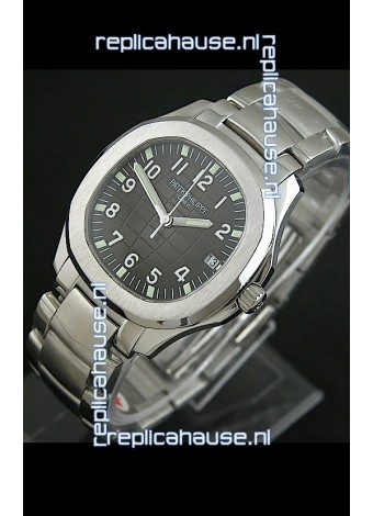 Patek Phillipe Nautilis Swiss Replica Watch in Black Dial