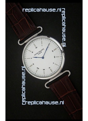 Patek Philippe Calatrava Japanese Quaartz Watch in Steel
