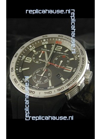 Porsche Design Flat Six P'6320 Japanese Watch in Grey 
