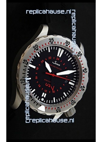 Sinn U2 EZM 5 Diver Swiss Watch in Titanium Casing